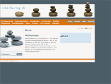 Tablet Screenshot of loa-training.ch